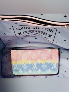 Louis Vuitton Pastel Ombre Monogram Long Wallet.